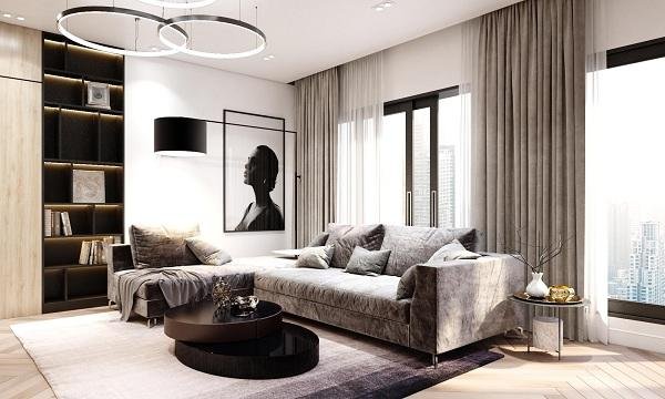 Thiết kế căn hộ 4 phòng ngủ tại Goldmark City sang trọng và đẳng cấp