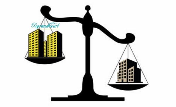 Biểu đồ so sánh giá bán chung cư Goldmark City so với các dự án lân cận