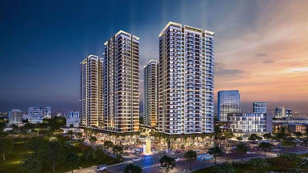 Mặt bằng căn hộ 3 phòng ngủ tòa R3 Goldmark City rộng rãi, thoáng đãng, đảm bảo không gian riêng tư cho gia đình nhiều thành viên.