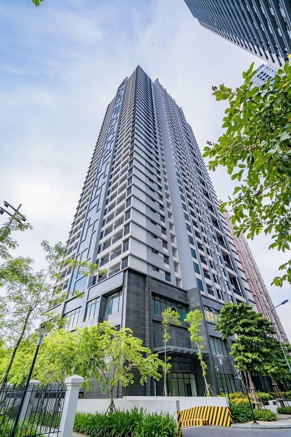 Mặt bằng chi tiết căn hộ 3 phòng ngủ Ruby 2 Goldmark City phù hợp gia đình nhiều thành viên.