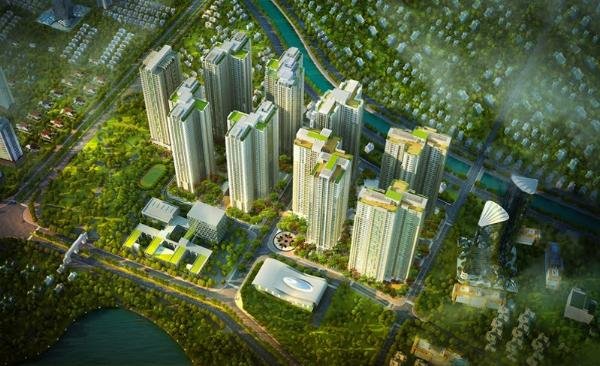Tiện ích nội khu vượt trội tại tòa S1 Goldmark City với bể bơi, gym, khu vui chơi